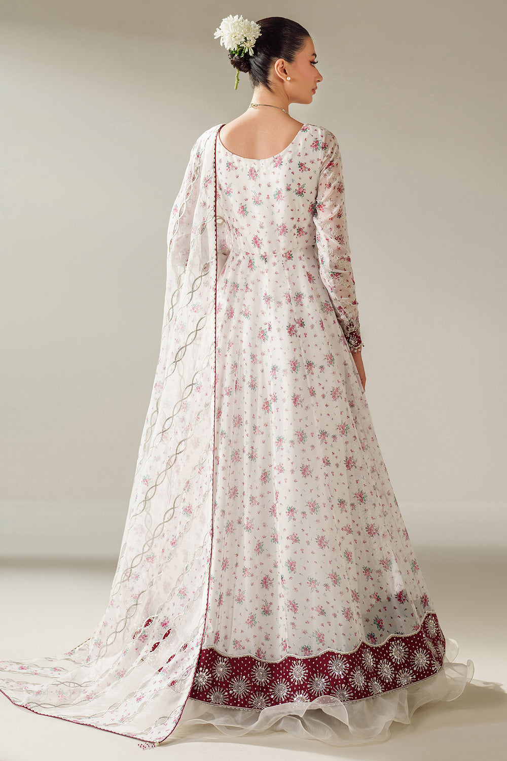 JAZMIN EMBROIDERED CHIFFON UC-3094