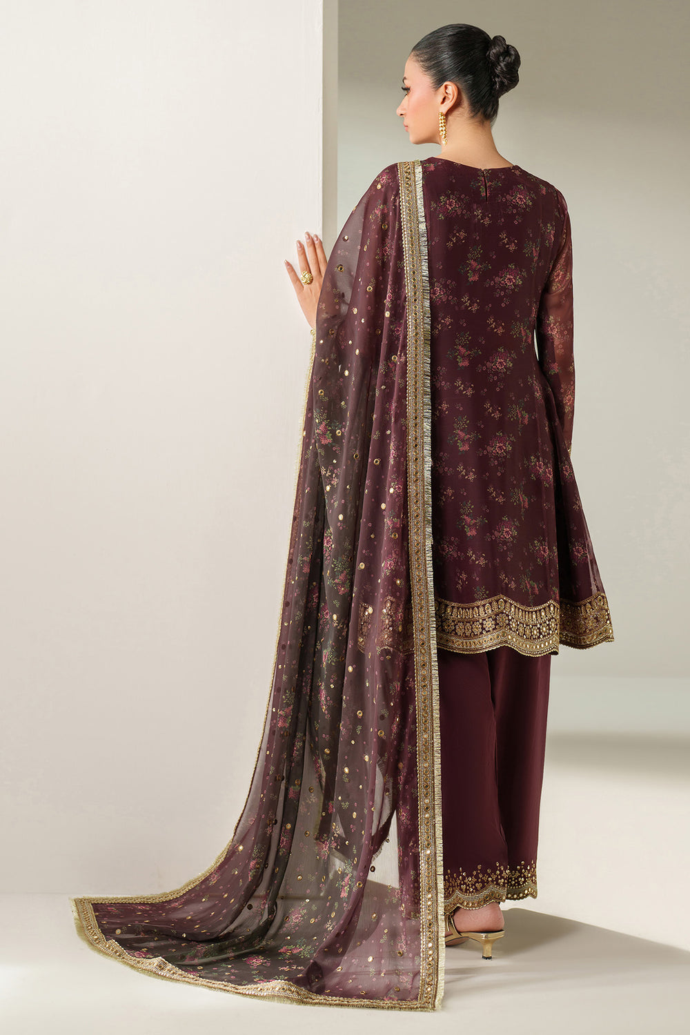 Jazmin - EMBROIDERED CHIFFON UC-3096