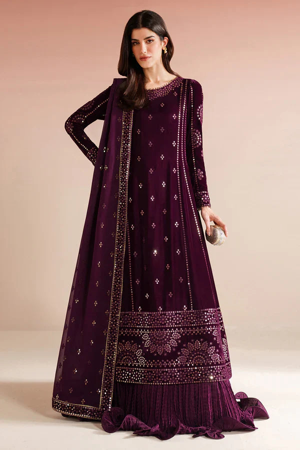JAZMIN- Embroidered Velvet Formal VVF D-1