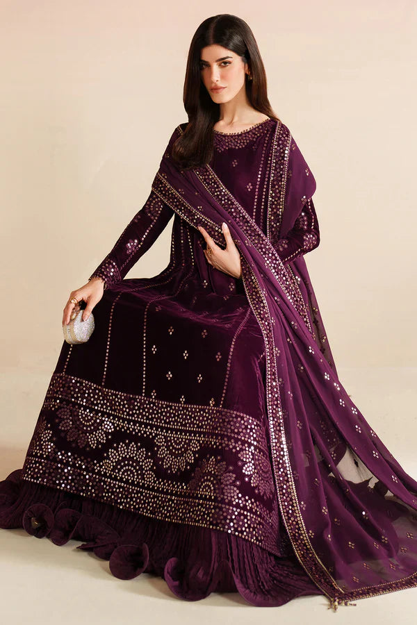 JAZMIN- Embroidered Velvet Formal VVF D-1