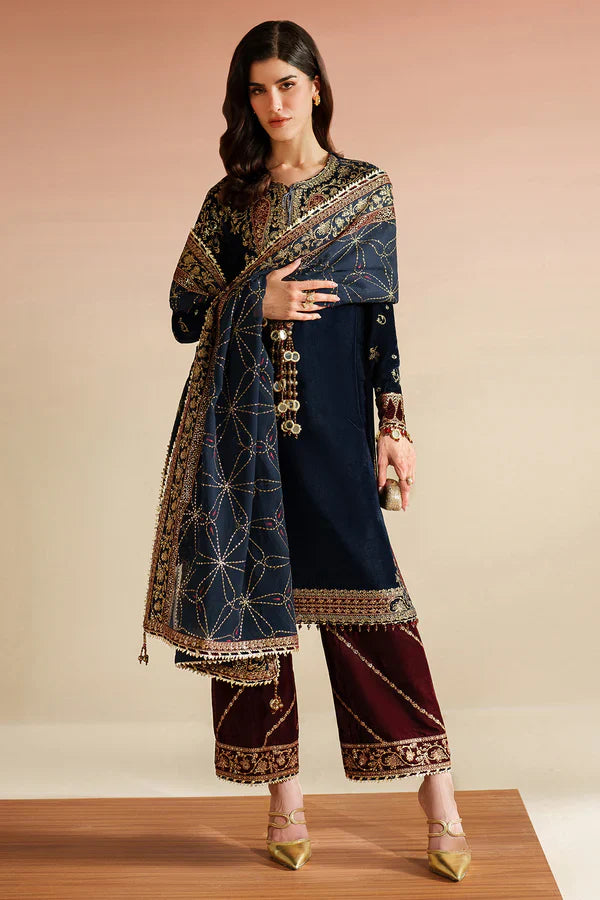 JAZMIN- Embroidered Velvet Formal VVF D-7