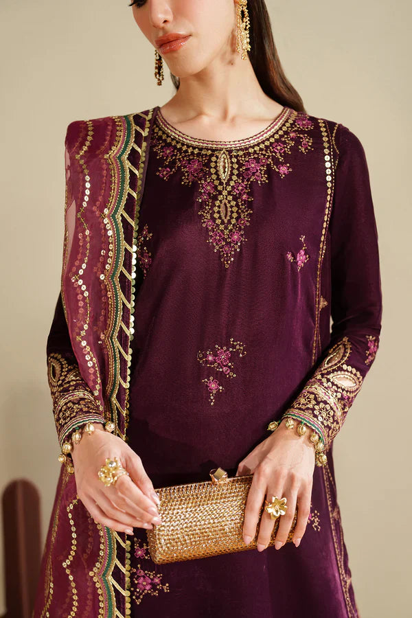 JAZMIN- Embroidered Velvet Formal VVF D-4