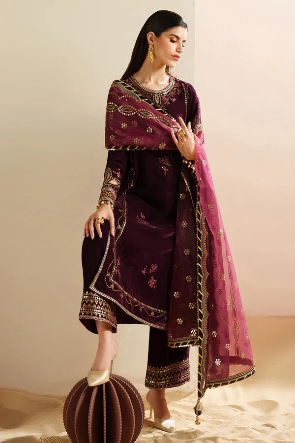 JAZMIN- Embroidered Velvet Formal VVF D-4