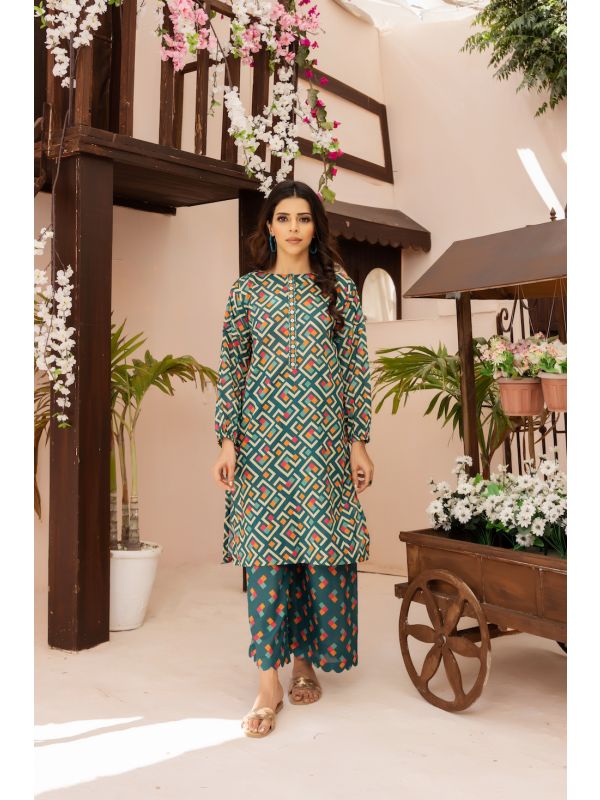 Bahar by Janaan-DARK GREEN