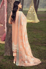 Light Salmon | Rahi Premium Embroidered Lawn Collection