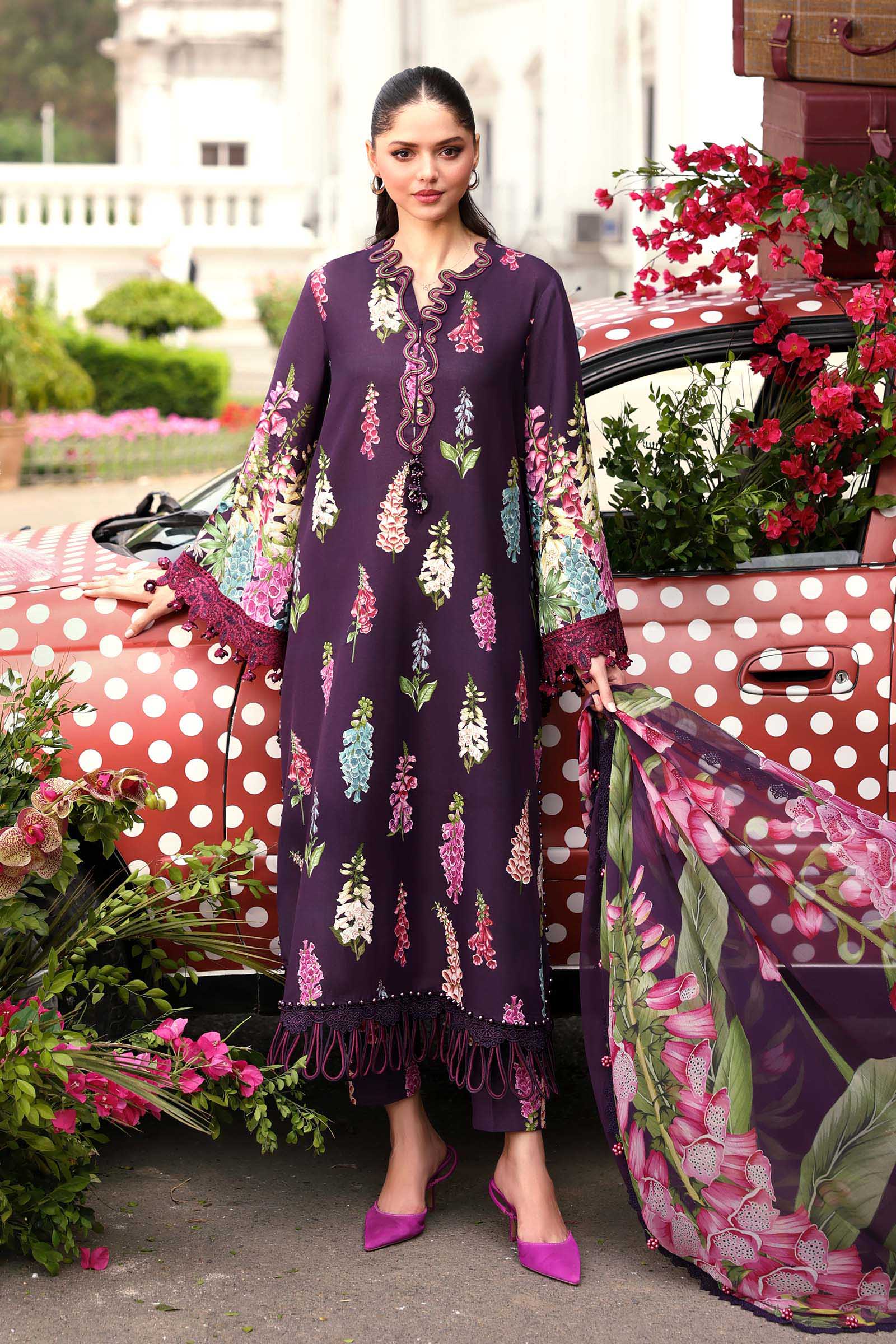 MARIA B - Embroidered Lawn Suit MPT-3005-A