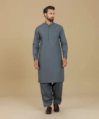 Sapphire Men's - Emb Cotton Suit