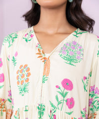 ARABIC LAWN FLARED SHIRT