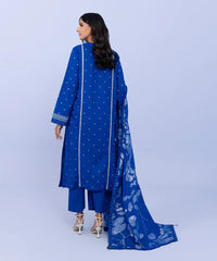 sapphire-3 PIECE - EMBROIDERED COTTON SUIT