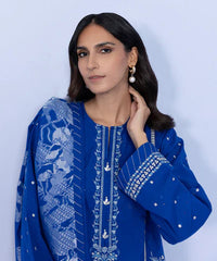 sapphire-3 PIECE - EMBROIDERED COTTON SUIT