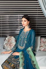 Sakhal Premium Collection | Midnight Blue | (D-006) Stitched