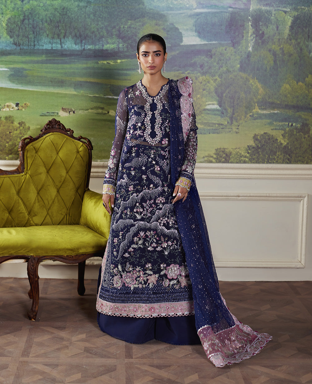 Stella RWU-24-D7 Pakistani indian bridal wedding dress mehndi nikkah suit usa uk australia canada europe Germany bridesmaid trending dresses guest luxury womens wear gift for her pakistani indian designer dreses