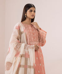 3 PIECE - EMBROIDERED LAWN SUIT-Unstitched-015