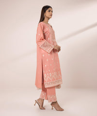 3 PIECE - EMBROIDERED LAWN SUIT-Unstitched-015