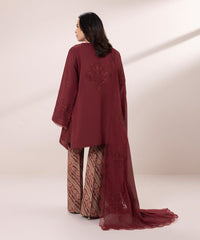 3 PIECE - EMBROIDERED LAWN SUIT-Unstitched-014