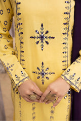 Embroidered Cotton Lawn Suit- 2575