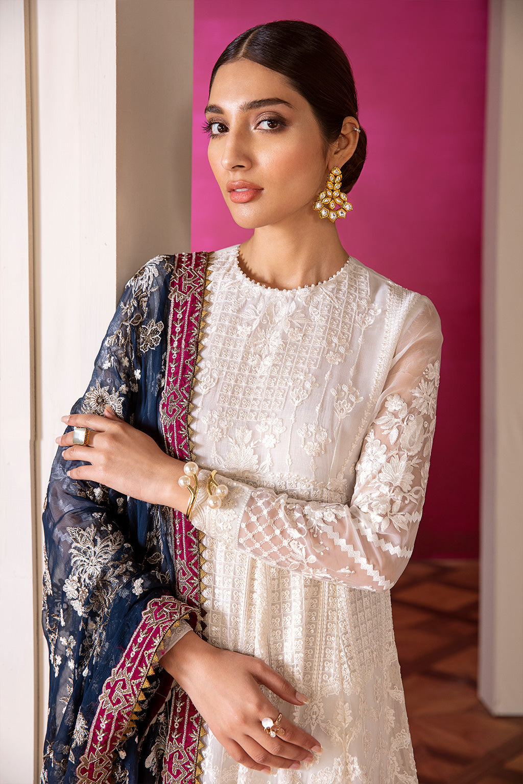 Nxd-EMBROIDERED CHIFFON CH07-02