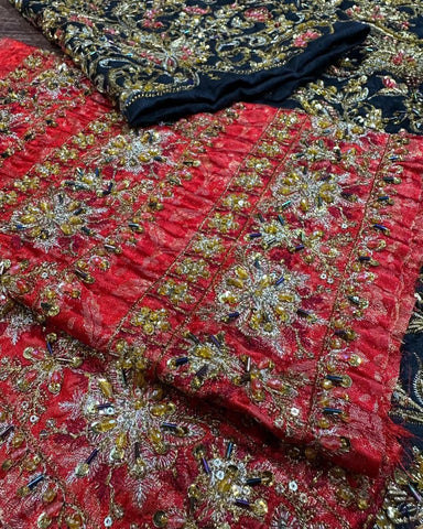 Haris Shakeel - Black Floral