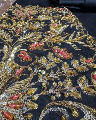 Haris Shakeel - Black Floral