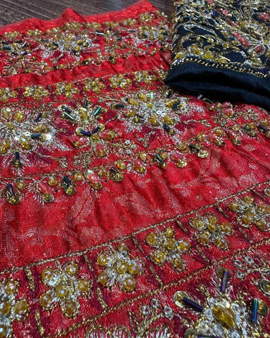 Haris Shakeel - Black Floral