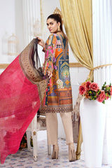 Iman by Zebaish Digital Embroidered Lawn Collection | DE12