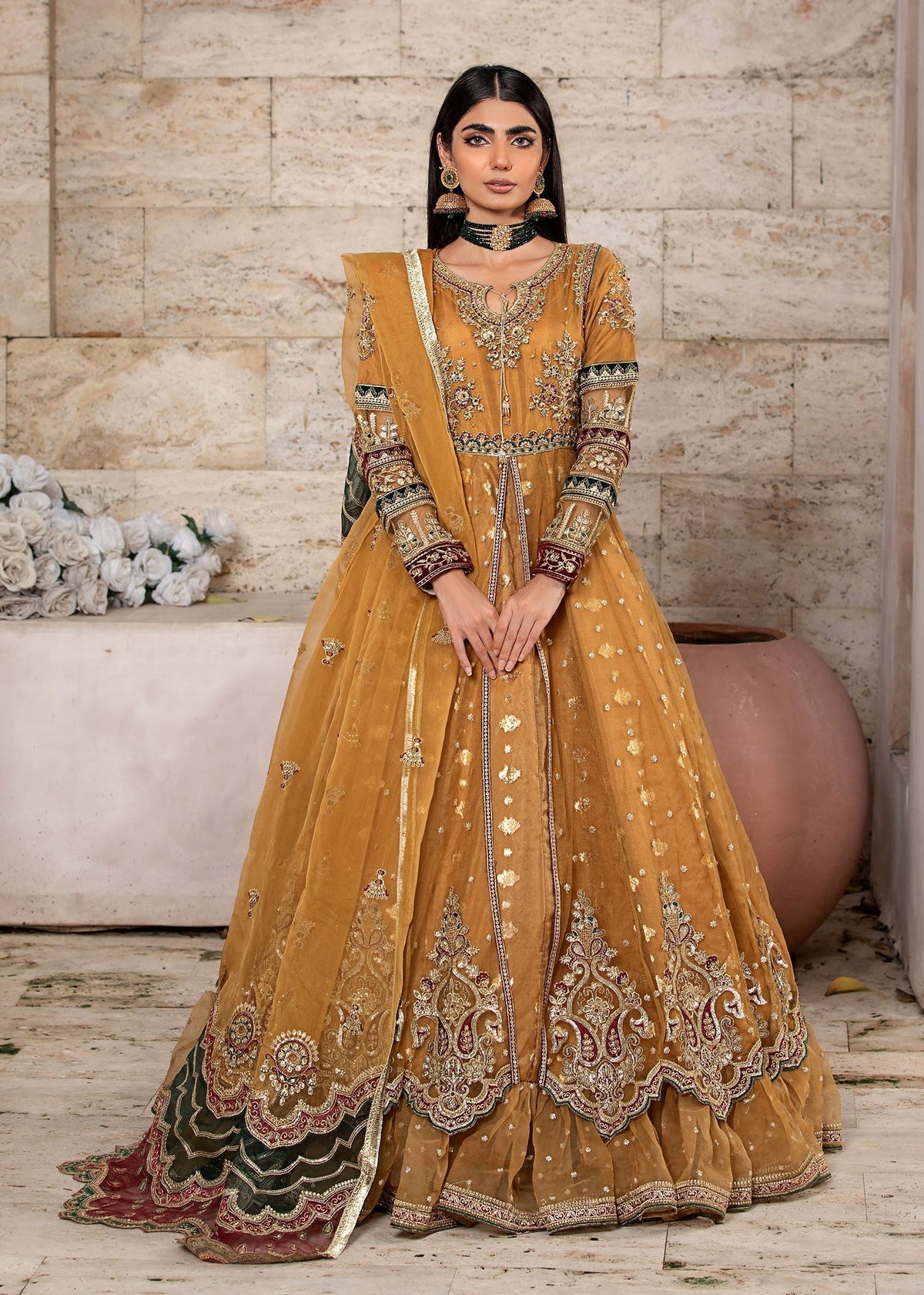 Anarkali - Mustard