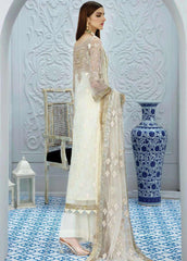 La Fantaisie by Serene Premium Embroidered Net 3 Piece Suit LF20SP 1014 Summer Serenity - Luxury Collection