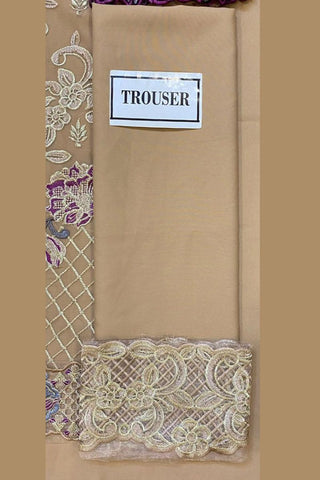Ramsha chiffon collection beige