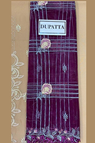 Ramsha chiffon collection beige