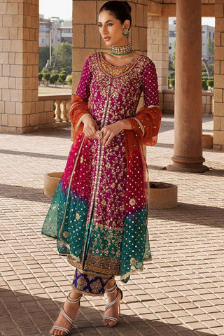 Zainab Chottani chiffon Dress custom stitch
