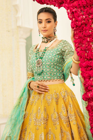 Maria b Couture Lime Green MC-046