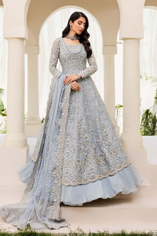 Maria B bridal Couture Ice Blue MC-904
