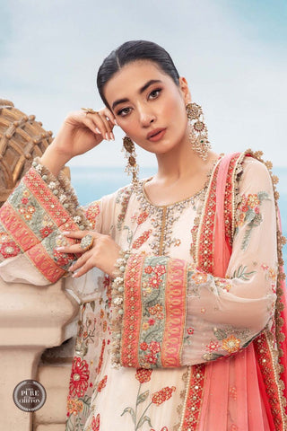 Maria B Chiffon MPC-23-106 Cloud White