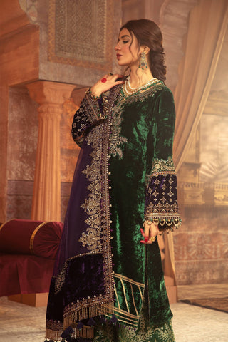 Maria b Velvet Green