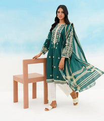 Zellbury- Kurta Dupatta - Cambric